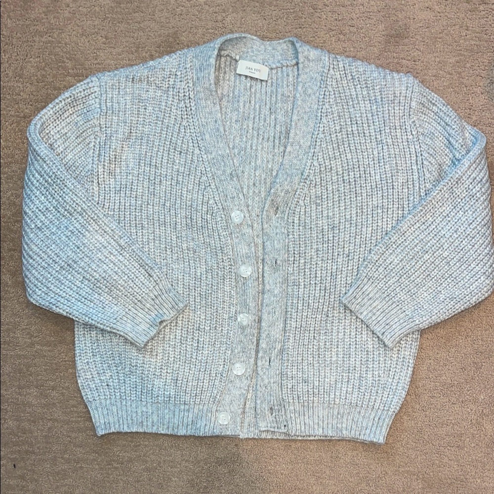 Cozy Gray Women's Cardigan